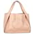 Stella Mc Cartney Stella McCartney Perforated Logo Tote Bag in Pink Faux Leather Synthetic Leatherette  ref.1142121