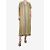 Masscob Beige gestreiftes Kleid mit V-Ausschnitt – Größe M/l - Ansicht 3