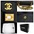 CHANEL NAVY Patta classica foderata 9"Borsa a tracolla con catena Pelle di agnello Blu navy - vista 7