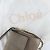 CHLOÉ - Borsa a spalla Faye in pelle grigia liscia e camoscio Grigio - vista 8