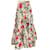 Autre Marque La linedJ Ivory Floral Big Skirt Tiered Maxi Skirt Cream Cotton  ref.1142367