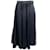 Autre Marque 3.1 Phillip Lim Ink Leather Alternative Asymmetrical Pleat Skirt Black Synthetic  ref.1142373