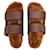 Autre Marque Dombai Sherling Sandals in Brown Leather  ref.1142533