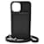 Balenciaga iPhone 11 Bolso Pro Max Mini en piel granulada negra Negro Cuero  ref.1142539