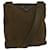 PRADA Shoulder Bag Suede Brown Auth ar10672  ref.1142653