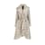 Autre Marque Roberta Scarpa Long Down Jacket With Fur Beige  ref.1142699