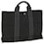 Hermès HERMES Fourre Tout MM Hand Bag Canvas Black Auth bs10054 Cloth  ref.1142703