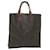 LOUIS VUITTON Monogram Sac Plat Hand Bag M51140 LV Auth 59042 Cloth  ref.1142707