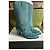 Gucci Lederstiefel Hellblau - Ansicht 2