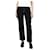 Reformation Black cowboy high-rise straight jeans - size UK 8 Cotton  ref.1142994