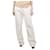 Autre Marque Cremefarbene Jeans mit weitem Bein – Größe UK 12 Roh Baumwolle  ref.1142998