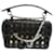 NEW KARL LAGERFELD SEVEN SOFT PERFORATED BLACK HAND BAG PURSE Leatherette  ref.1143122