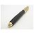 NEUER LOUIS VUITTON ROLLERBALL SPIRIT DOC KUGELSCHREIBER AUS LEDER UND METALL Schwarz - Ansicht 3
