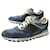 BERLUTI SHOES RUN TRACK SNEAKERS 9.5 43.5 SUEDE AND LEATHER SNEAKERS SHOES Blue  ref.1143190