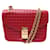 Céline NEUF SAC A MAIN CELINE C CLASSIQUE MEDIUM CUIR ROUGE BANDOULIERE HAND BAG  ref.1143198