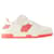 08sthlm Low Pop M Sneakers - Acne Studios - Leather - White/pink Pony-style calfskin  ref.1143237