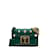 Gucci Bolso de hombro de cuero con candado y tachuelas con perlas artificiales 432182 Verde  ref.1143310