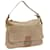 FENDI Mamma Baguette Shoulder Bag Harako leather Beige Auth ar10608b  ref.1143455