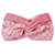 Gucci GG-Print mit Horsebit-Stirnband aus Seide Pink  ref.1145275