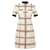 Gucci Kleid aus Seidentwill mit GG-Gürtel-Print Mehrfarben  ref.1145280