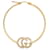 GUCCI GG RUNNING GOLD CIRCLE EARRINGS WITH DIAMONDS Golden  ref.1145307