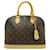 Louis Vuitton Alma Brown Cloth  ref.1145355
