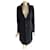 Yohji Yamamoto Manteaux, Vêtements d'extérieur Laine Noir  ref.1145440