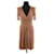 Sonia Rykiel Cotton dress Brown  ref.1145480