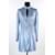 The Kooples Robe bleu Viscose  ref.1145506