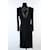 Thierry Mugler Vestido negro Sintético  ref.1145508