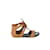 Hermès Sapatos de sandália de couro Marrom  ref.1145610