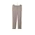 Chloé Schmale Hose aus Baumwolle Grau  ref.1145618