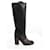 Chanel Leather boots Black  ref.1145647