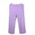 Autre Marque pantalones anchos de algodon Púrpura Algodón  ref.1145674