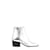 The Kooples Leather boots Silvery  ref.1145700