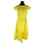 Tory Burch Yellow dress Viscose  ref.1145720