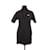 Lacoste Robe en coton Noir  ref.1145762