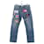 Autre Marque Straight cotton jeans Blue  ref.1145769