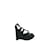 Dior Sapatos de sandália de couro Preto  ref.1145807