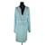 Maison Martin Margiela Silk dress Turquoise  ref.1145834