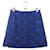 Louis Vuitton Blue mini skirt Synthetic  ref.1145859