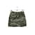 Saint Laurent Mini falda de algodón Caqui  ref.1145922