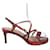 Free Lance Sandales Cuirs exotiques Rouge  ref.1146029