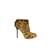 Sergio Rossi Animal print boots - in their pony-style calf leather pouch Beige  ref.1146180