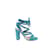 Gianvito Rossi Lace-up heeled sandals - Size 38 1/2 in leather Blue  ref.1146189
