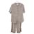 Burberry Camisa y pantalón de seda. Beige  ref.1146200