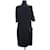 Burberry Vestido de seda Negro  ref.1146278
