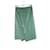 Yves Salomon Leather skirt Green  ref.1146314