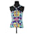 Versace Top in seta Multicolore  ref.1146333