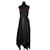 Lanvin Vestito di lino Nero Biancheria  ref.1146349